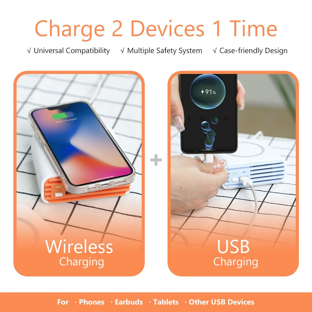 Air Purifier with Wireless Charger