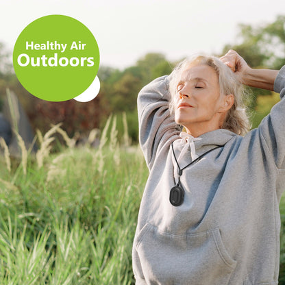 Collar purificador de aire portátil personal