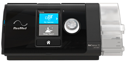Máquina CPAP AirSense 10 con HumidAir de ResMed