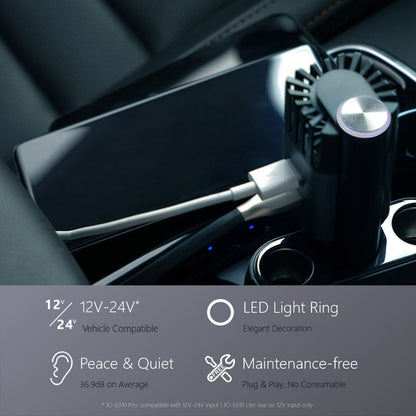 2 in 1 Car Charger Air Purifier